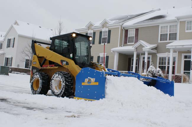 Skid Steer Snow Plow by Kage Innovation