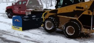 Skid Steer Snow Plow | Skid Steer Pusher | Skid Steer With A Snow Bucket | Skid Steer Plow for Sale | Kage Innovation