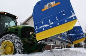 Tractor Snow Pusher by KAGE