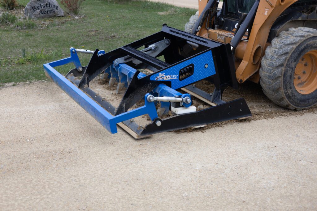 kage greater bar grader bar for skid steers