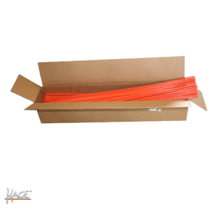 kage plastic orange flexible snow stakes