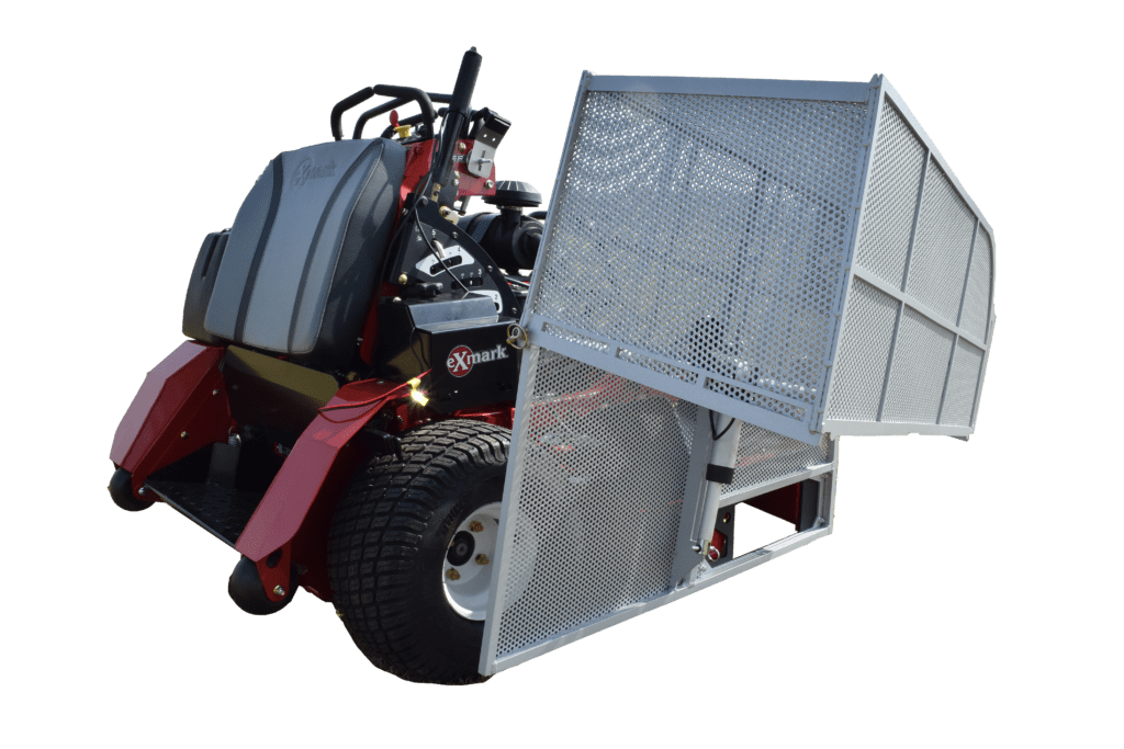 Kage Katcher on Exmark Vertex Stand-On Mower