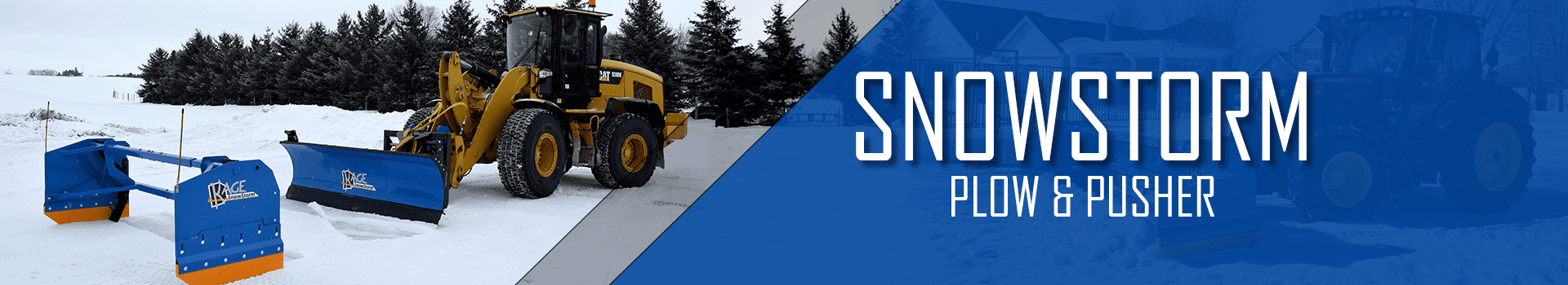 SnowStorm Front End Loader Snow Plow and Pusher