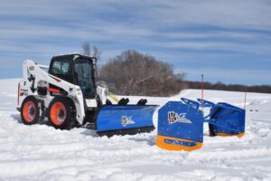 Snowfire Skid Steer Snow Plow and Pusher