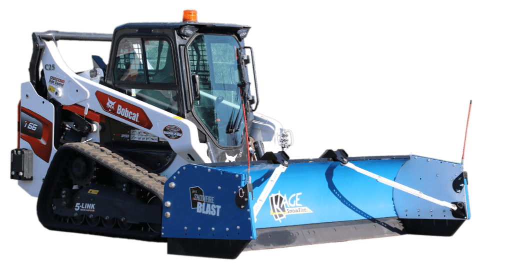 Snowfire Blast Track Loader Snow Pusher