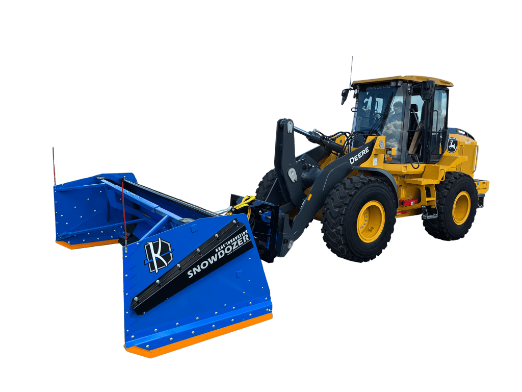 KAGE SnowDozer on John Deere 544 Wheel Loader