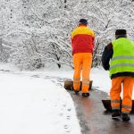 Push Shoveling Snow