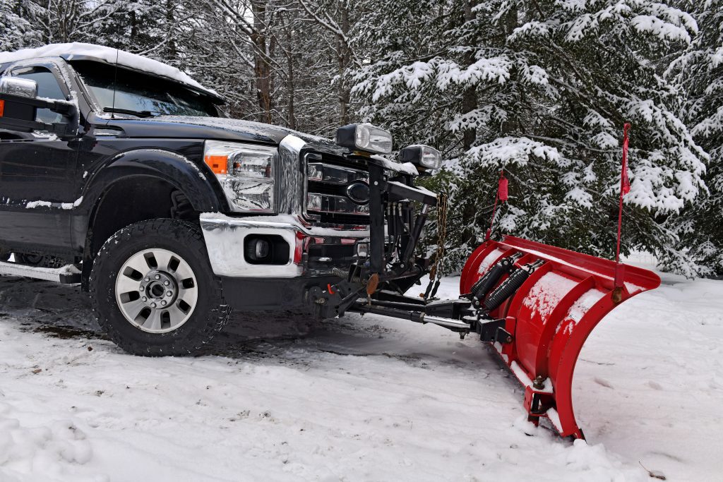 Pickup Truck Angle Plow