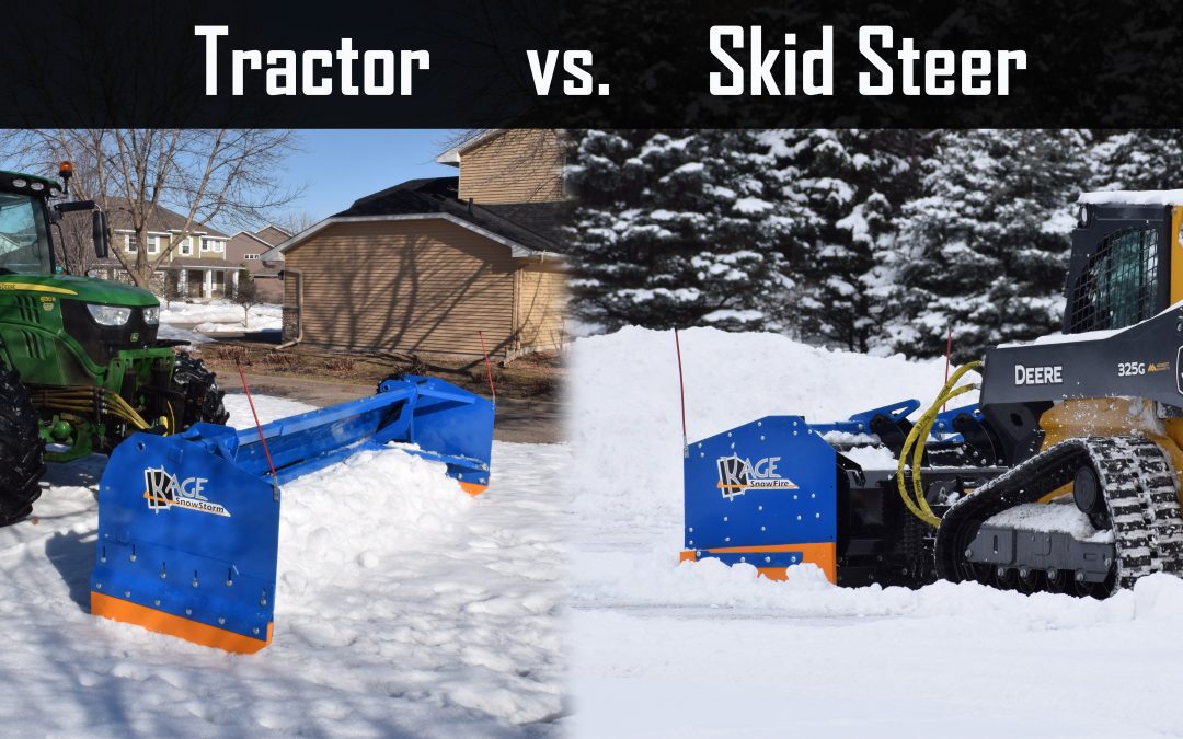 Tractor or Skid Steer: Which is Better for Plowing Snow