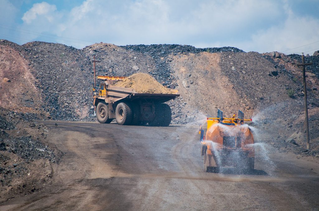 Dust suppression for mining