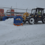 Gehl Telehandler SnowFire Snow Plow
