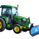 SnowFire Compact Tractor Snow Plow Attachment