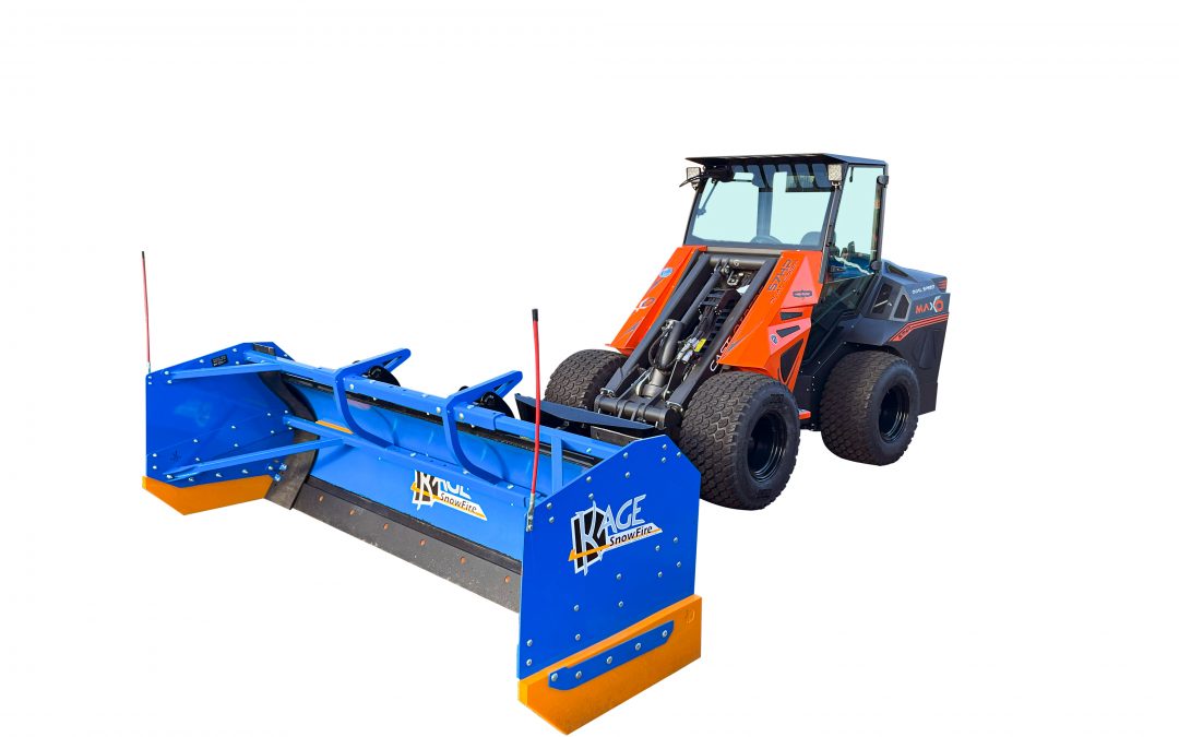 Mini Wheel Loader Snow Plow Attachment