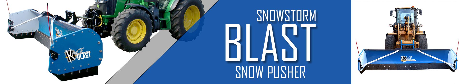 SnowStorm Blast Snow Pusher Banner