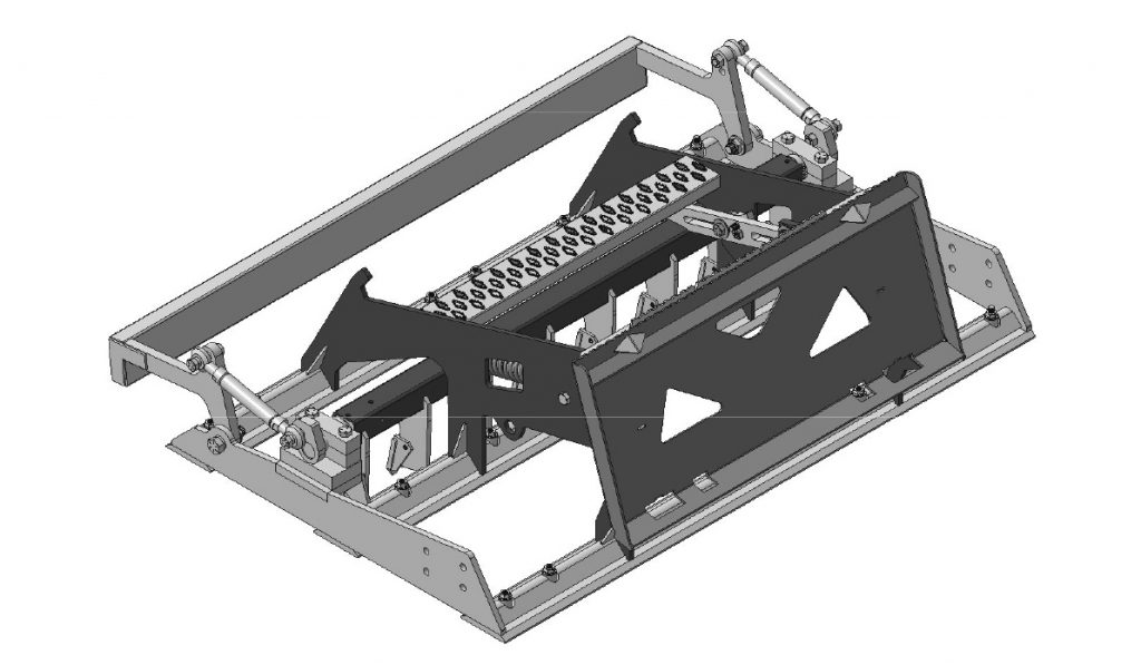 GreatER Bar Skid Steer Attachment Plate