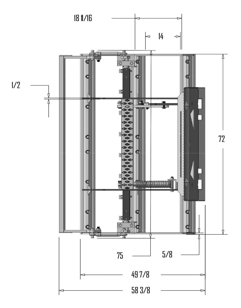 GreatER Bar Dimensions Top View