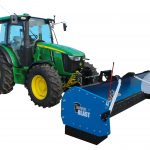 snow pusher for tractors