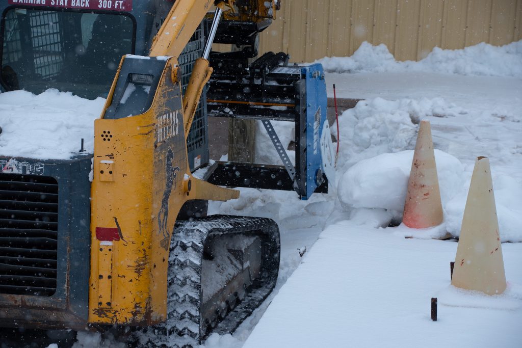 SnowFire Blast Back Drag Kit Loading Dock Corner