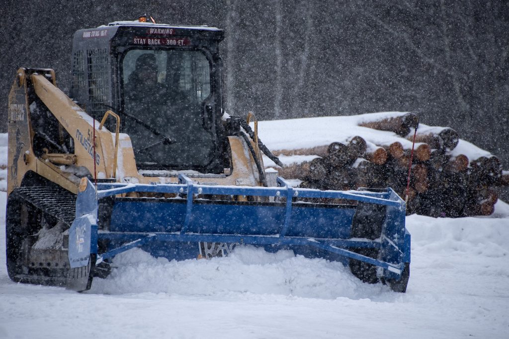 Energy Company snow removal with CTL