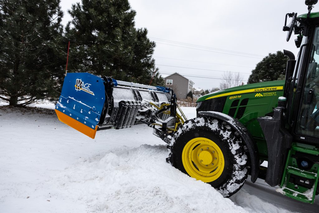 best tire for snow plowing tractor
